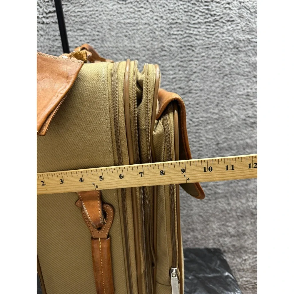 Hartmann Ballistic Nylon Rolling Travel Suitcase Leather‎ Brown 14